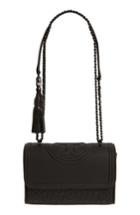 Tory Burch Small Fleming Quilted Shoulder Bag - Black
