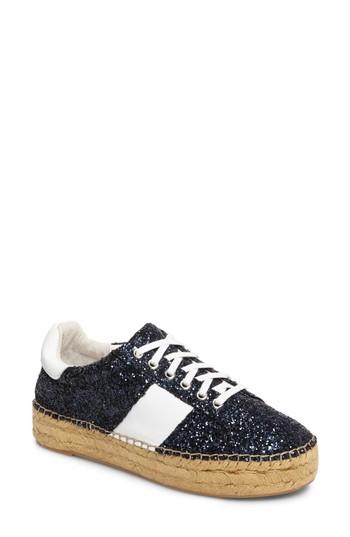 Women's Marc Fisher Ltd Margo Espadrille Sneaker .5 M - Blue