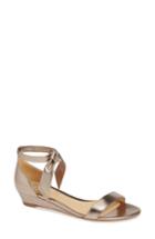 Women's Alexandre Birman Clarita Wedge Sandal M - Metallic
