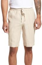 Men's Vince Raw Hem Slim Fit Track Shorts - White