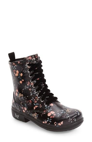 Women's Alegria Ari Combat Boot -5.5us / 35eu - Grey