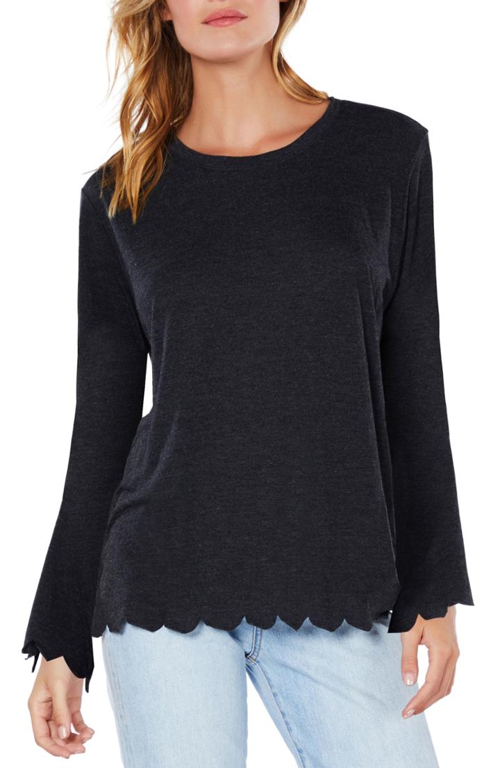 Women's Eileen Fisher Organic Linen Blend Stripe Top