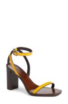 Women's Saint Laurent Loulou Ankle Strap Sandal Us / 38eu - Yellow