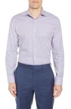 Men's 1901 Trim Fit Check Dress Shirt .5 - 32/33 - Pink