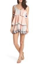 Women's Hemant & Nandita Tiered Cover-up Dress - Pink