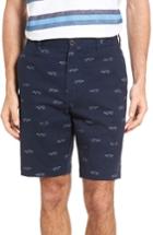 Men's Rodd & Gunn Lauriston Print Twill Shorts R - Blue
