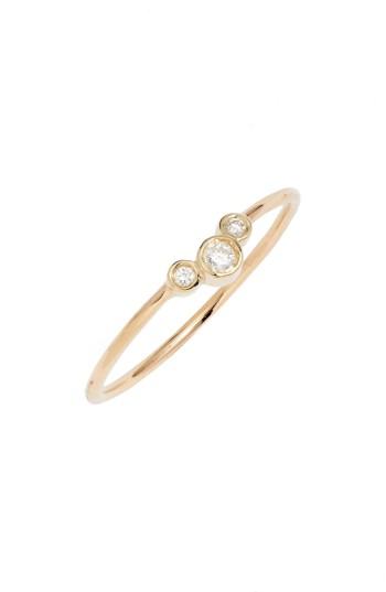 Women's Zoe Chicco Diamond Cluster Stackable Ring