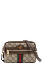 Gucci Ophidia Small Gg Supreme Canvas Crossbody Bag - Beige