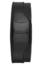Men's Diesel Leather Cuff Activity Tracker