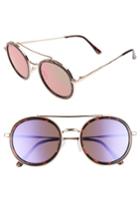 Women's Circus By Sam Edelman 50mm Round Aviator Sunglasses -