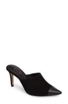 Women's Raye Phoebe Cap Toe Mule .5 M - Black