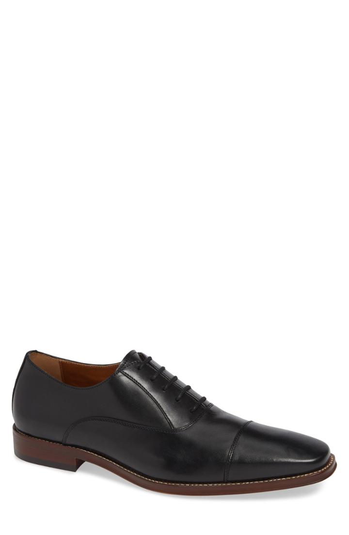 Men's Nordstrom Men's Shop Bryan Cap Toe Oxford M - Black