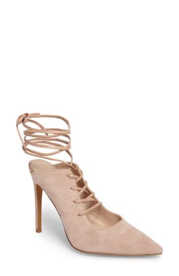 Women's Topshop Giggle Ghillie Pump .5us / 42eu - Beige