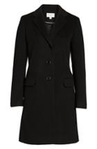 Women's Helene Berman Wool Blend College Coat - Black