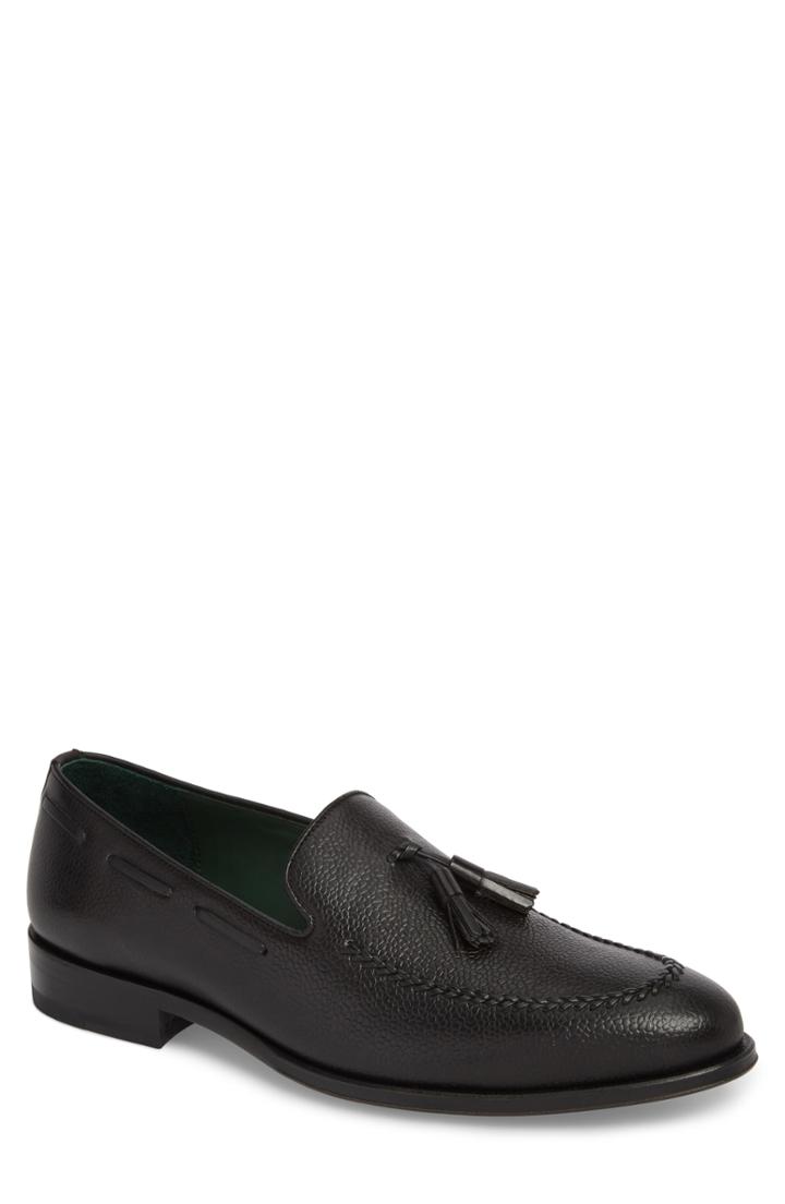 Men's Mezlan Sabina Tasseled Venetian Loafer .5 M - Black