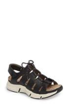 Women's Bionica Olanda Ghillie Slingback Sandal M - Black