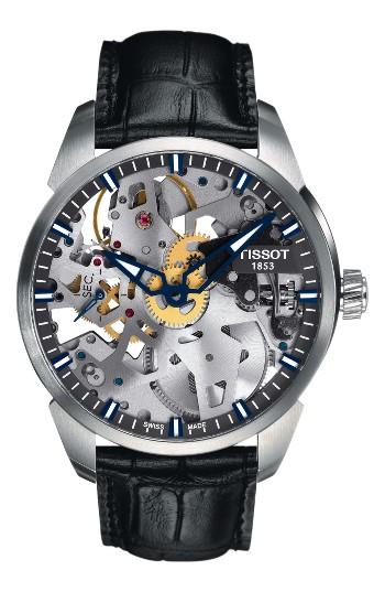 Men's Tissot T-complicated Squellette Mechanical Watch, 43mm