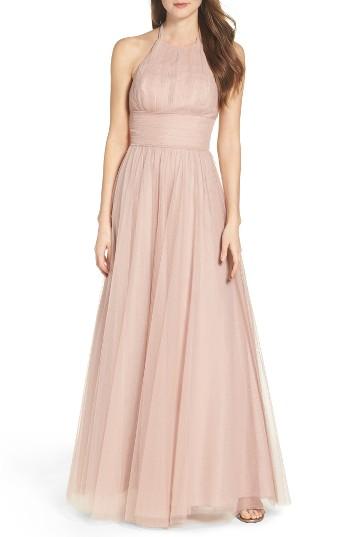 Women's Watters Abigale Tulle Halter Gown