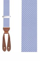 Men's Trafalgar 'hatfield' Silk Suspenders, Size - Medium Blue