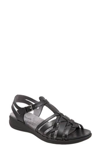 Women's Softwalk Waft Sandal N - Black
