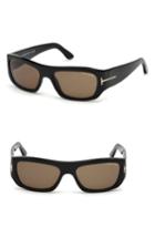 Men's Tom Ford Rodrigo 56mm Sunglasses - Black/ Roviex Lenses