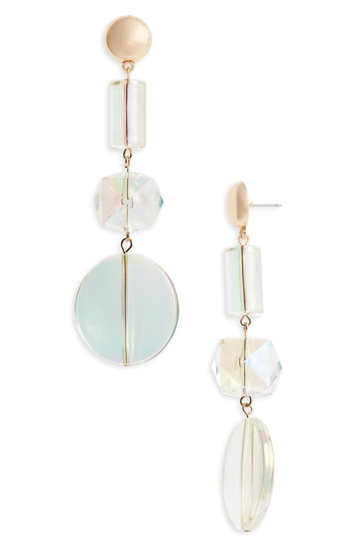 Women's Leith Iridescent Geo Drop Earrings