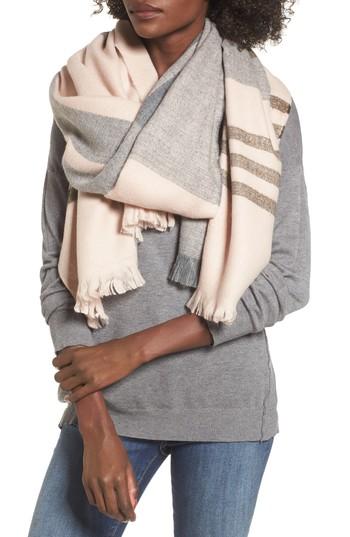 Women's Sole Society Classic Plaid Blanket Scarf