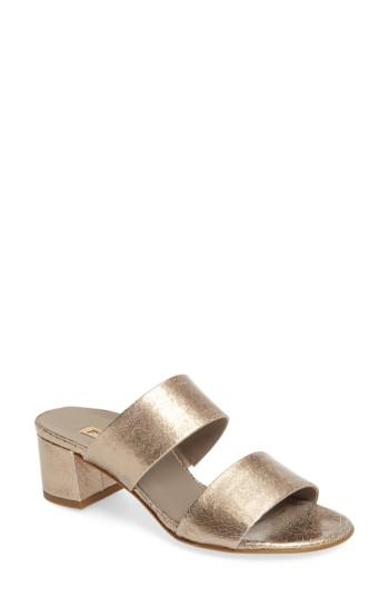 Women's Paul Green Meg Slide Sandal Us / 4.5uk - Metallic