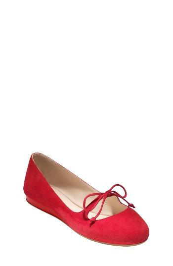 Women's Cole Haan Faris Ballet Flat M - Red