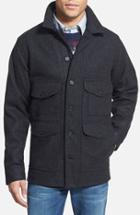 Men's Filson 'mackinaw Cruiser' Wool Jacket - Grey