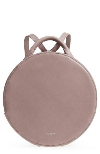 Matt & Nat Kiara Faux Leather Circle Backpack - Pink
