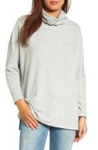 Women's Caslon Cowl Neck Tunic Sweater - Grey