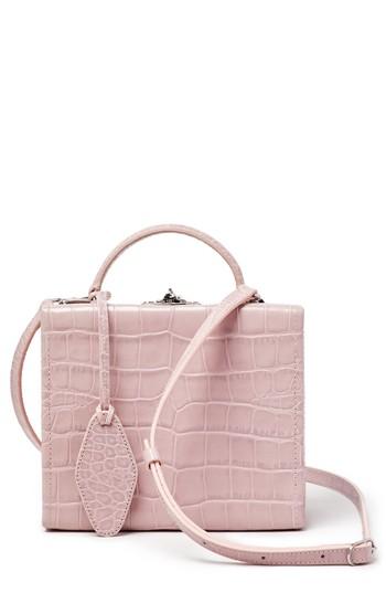 Pop & Suki Personalized Leather Box Bag - Purple