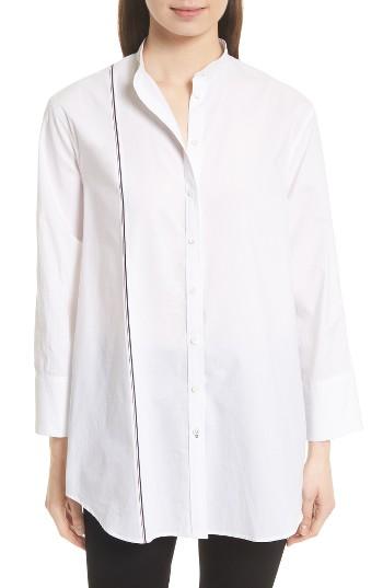 Women's Joseph Lenno Selvedge Stripe Shirt Us / 36 Fr - White