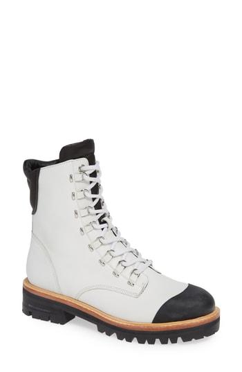 Women's Sigerson Morrison Irene Hiker Boot .5 Eu - White