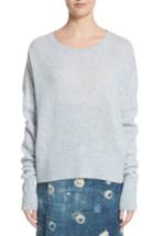 Women's Adam Lippes Brushed Cashmere Sweater - Blue