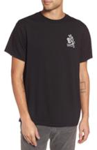 Men's Obey Bad Luck Graphic T-shirt - Black