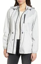 Women's Bernardo Microbreathable Hooded Water Resistant Jacket - Grey