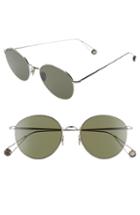 Women's Ahlem Madeleine 53mm Round Sunglasses - White Gold