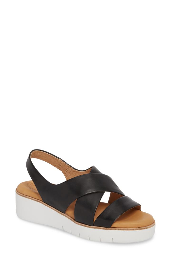 Women's Cc Corso Como Brinney Wedge Sandal M - Black