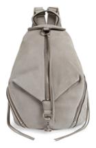 Rebecca Minkoff Julian Nubuck Leather Backpack - Grey