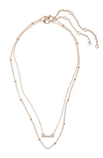 Women's Bp. 2-pack Bar & Bead Necklaces