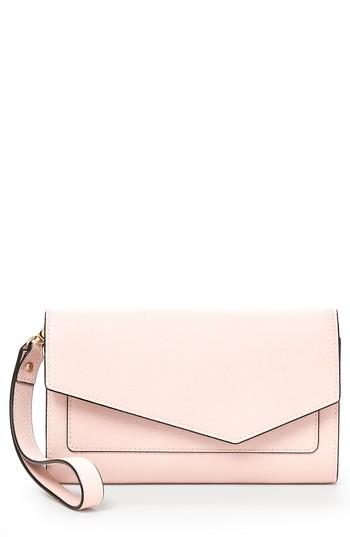 Women's Botkier Cobble Hill Calfskin Leather Wallet - Pink