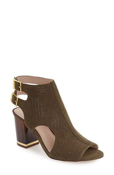 Women's Louise Et Cie 'vanita' Block Heel Bootie M - Green