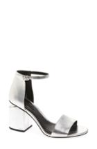 Women's Alexander Wang Abby Ankle Strap Sandal Us / 35eu - Metallic