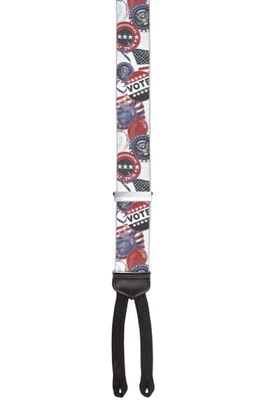 Men's Trafalgar 'our Right' Silk Suspenders, Size - Multi