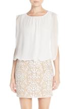 Women's Aidan By Aidan Mattox Blouson Bodice Dress