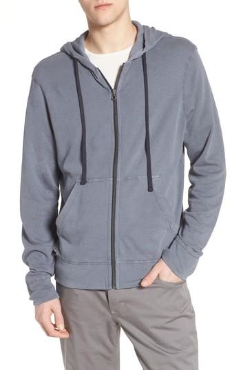 Men's James Perse Classic Zip Hoodie (xl) - Grey