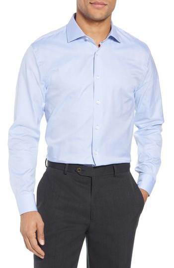Men's John W. Nordstrom Trim Fit Dot Dress Shirt