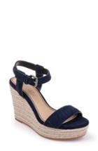 Women's Splendid Shayla Woven Wedge Sandal M - Blue